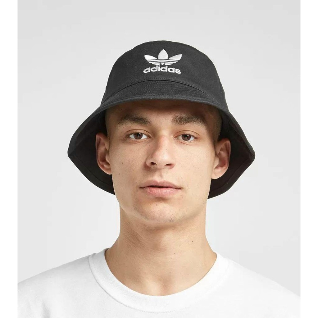 ♥️♥️[Chuẩn Auth] Mũ Nón Bucket Màu Đen Logo Thêu Nổi - Chất Lượng Chính Hãng, Giá Rẻ - Adicolor Bucket Hat Black