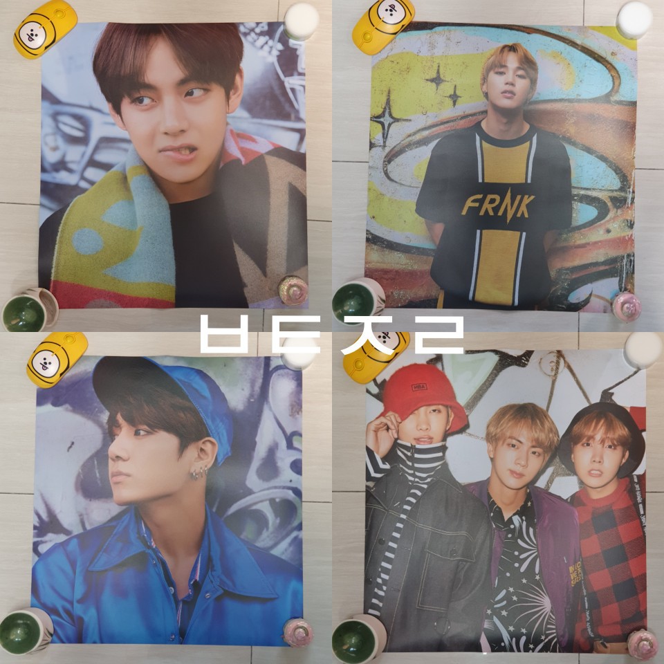 Poster Treo Tường Hình Nhóm Nhạc Bts 2017