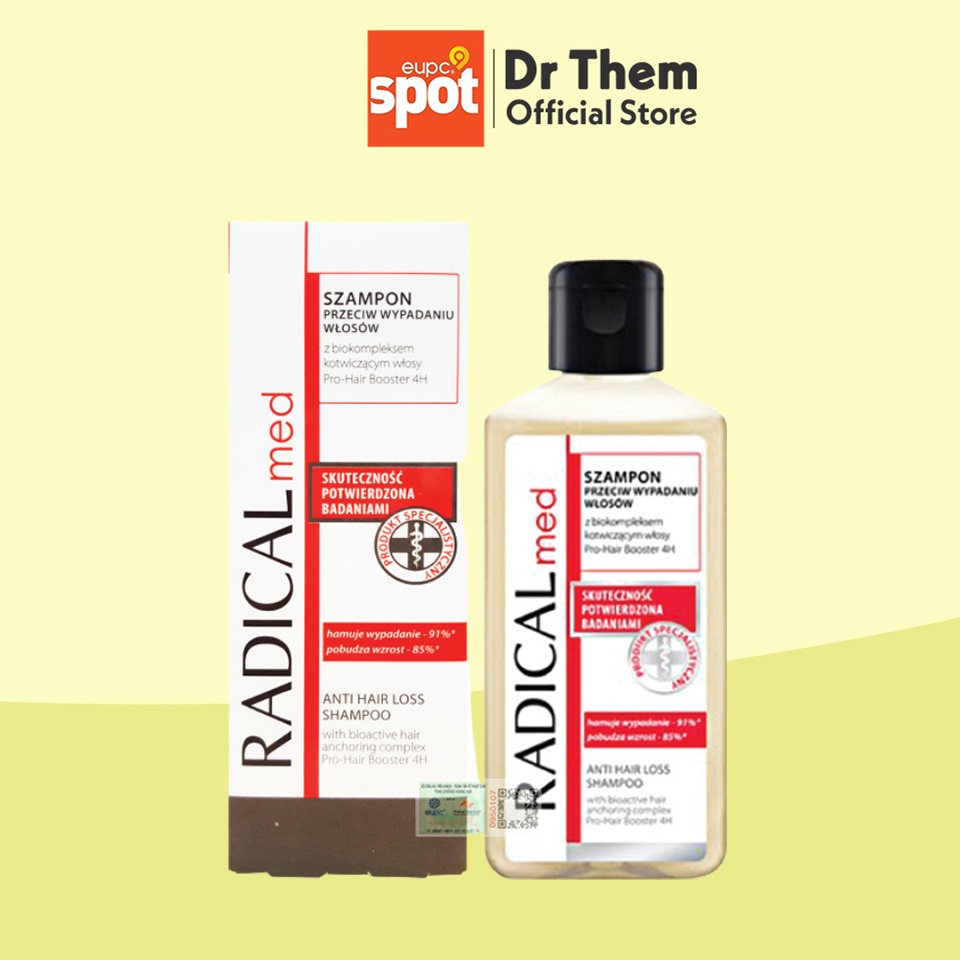 Dầu Gội Giúp Ngừa Rụng Tóc - Radical Med Anti Hair Loss Shampoo 100ml
