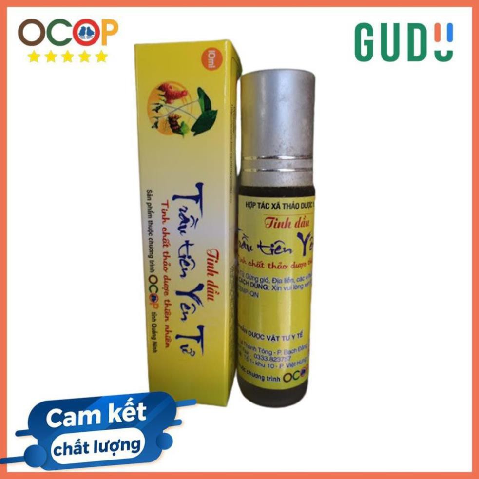Tinh dầu trầu tiên Yên Tử, tinh dầu xoa bóp giảm đau nhức, hỗ trợ cảm cúm, cảm lạnh