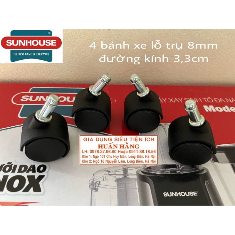 BÁNH XE QUẠT ĐIỀU HOÀ SUNHOUSE SHD7718 SHD7713 SHD7714 SHD7719 SHD7720 SHD7721 SHD7722 SHD7723 SHD7724 SHD7725 SHD7738