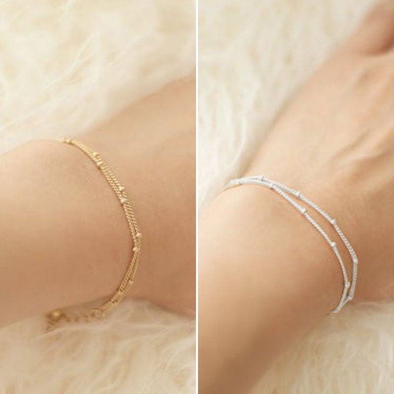Vòng tay kim loại ZANZEA màu trơn thời trang cho nữ