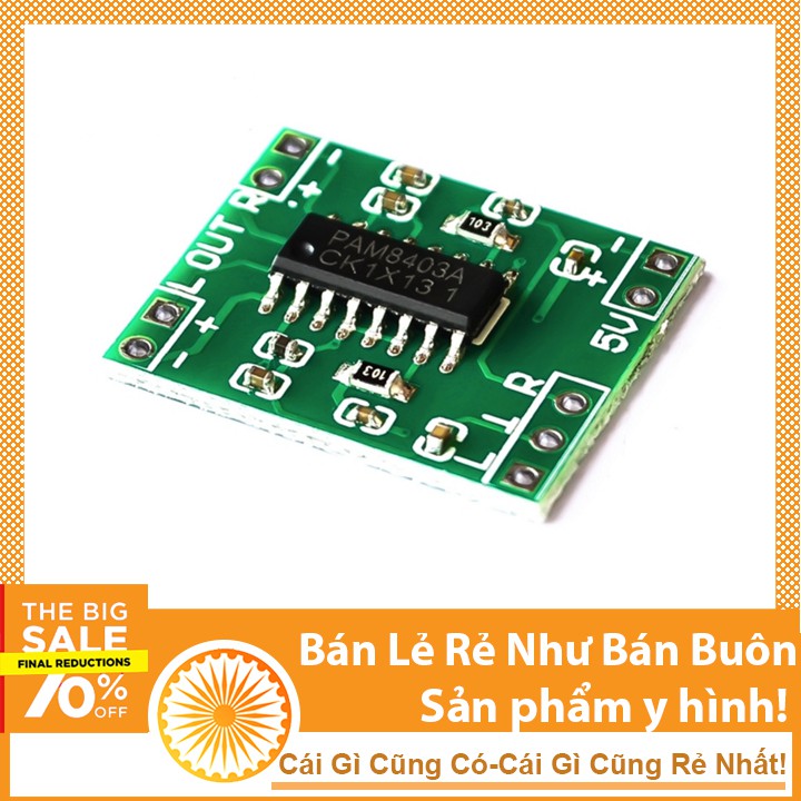 Mạch Khuếch Đại Âm Thanh PAM8403 2x3W HiFi