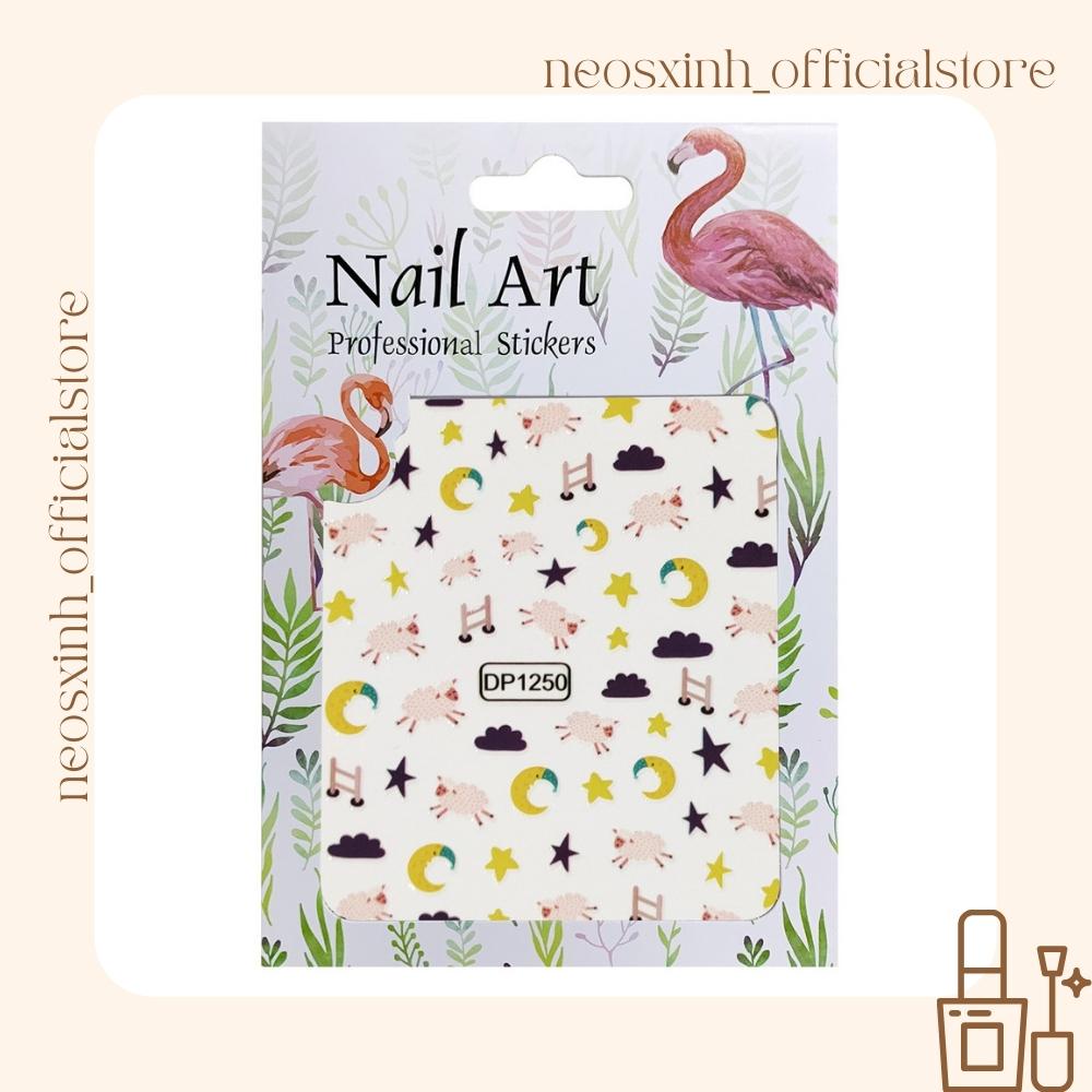 Sticker Dán Móng Tay Animals DP1245-1258 Cute Hot Trend - Hình Dán Móng - Neosxinh Nails