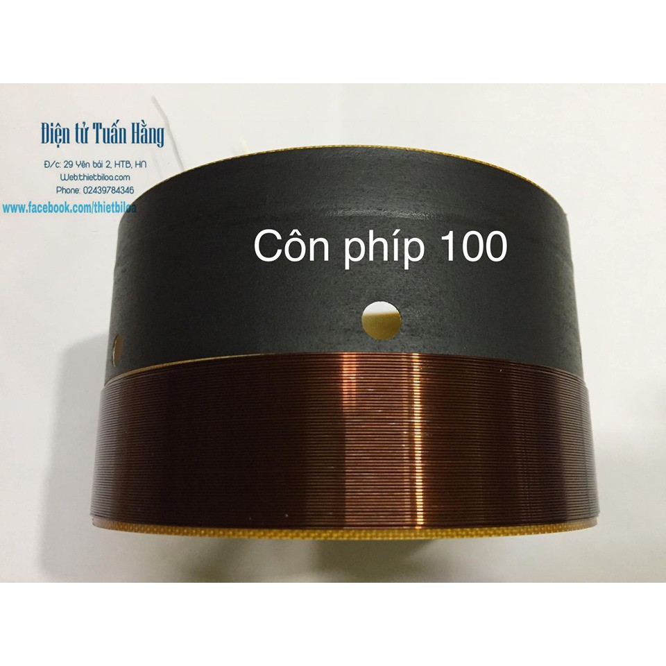 Côn loa bass 100 2 lớp .phíp chống nhiệt .