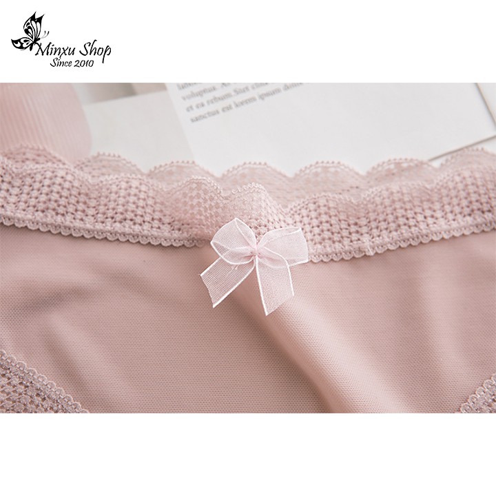 Quần lót ren sexy đáy cotton thoáng khí, dễ thương xuyên thấu gợi cảm Mã 105