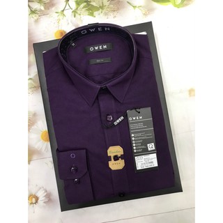 ÁO SƠ MI DÀI TAY NAM OWEN MỚI AS80823 - FREE SHIP - KIỂU DÁNG TRẺ TRUNG FORM CÔNG SỞ
