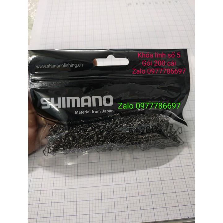 khóa linh shimano 2 vòng chịu tải siêu khỏe