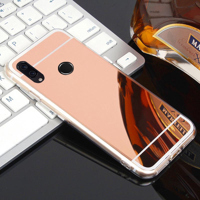 [Ready Stock]Luxury TPU Mirror Shock-Proof Phone Case iPhone 11 Pro X XS Max XR 6 6S 7 Plus 8 8P Airbag Casing Anti Shock Crash Mirror Case Back Case