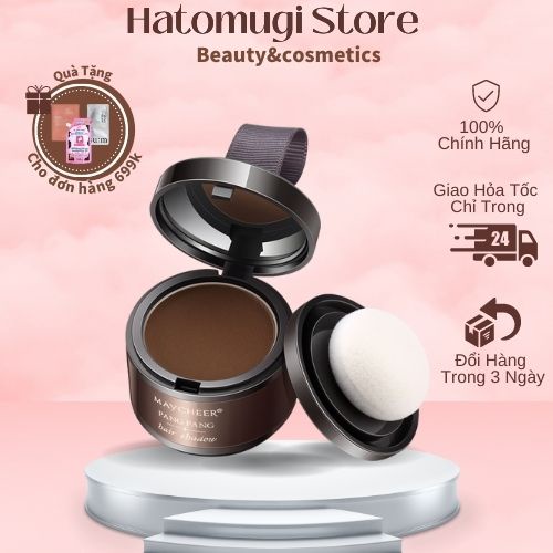 Phấn che khuyết điểm tóc / Phấn che hói chống nước Maycheer Chính Hãng