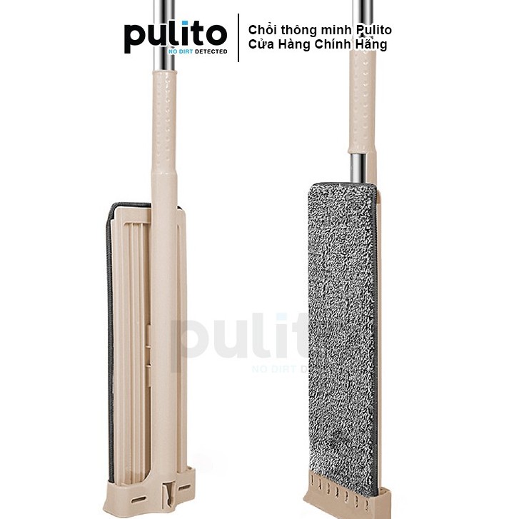 Chổi lau nhà tự vắt Pulito cây lau nhà thông minh Spin Mop xoay 360 độ LS-CLN-M1