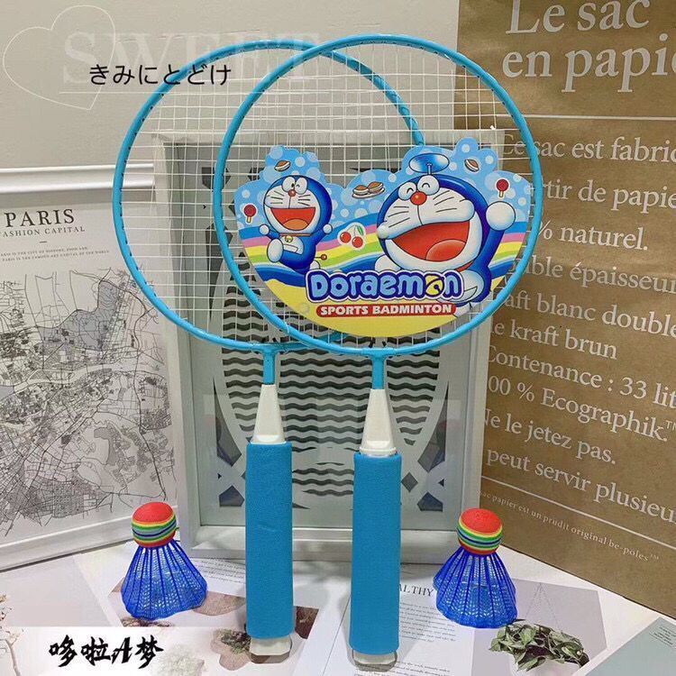 Bộ Vợt Cầu Lông Trẻ Em Giá rẻ Cho Bé Yêu Siêu Hot - Tặng Kèm 2 Quả Cầu