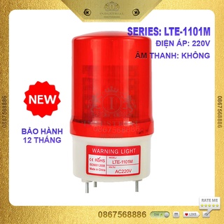 Đèn xoay cảnh báo lte-1101m 220v không có âm thanh. đủ 4 màu đỏ, xanh lá, xanh dương, vàng. đèn cảnh báo công trình