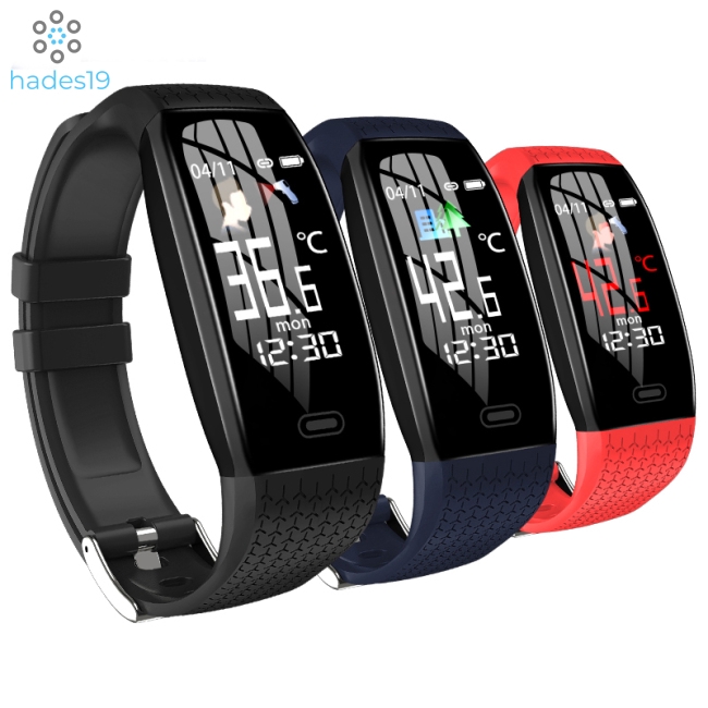 T5 Smart Bracelet Real-time Temperature Monitoring Heart Rate Blood Pressure Measure Ip67 Waterproof Smart Watch