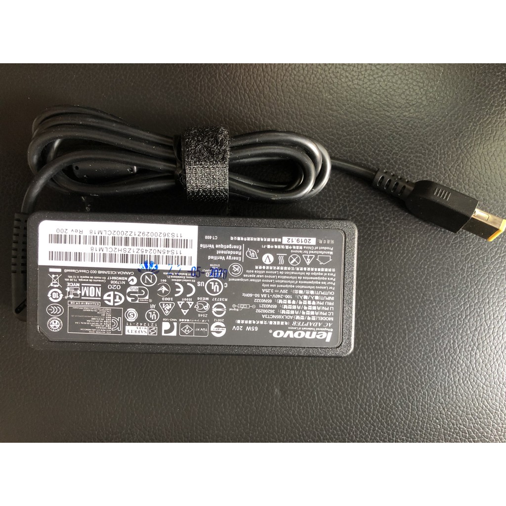 Sạc Laptop Zin Lenovo Chân USB 20V- 3.25A dùng cho G40-30 G40-70 Z40 Z50 E41-80 G40 G40-45 G40-80 Yoga chân USB
