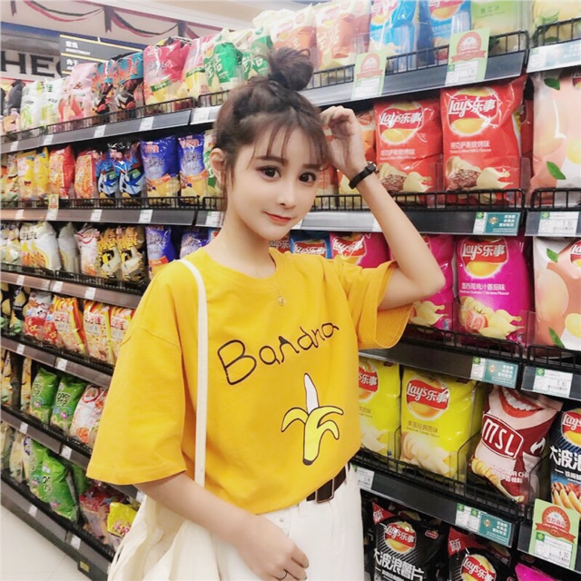 Áo tay lỡ 🍌🍌🍌 siêu xinh