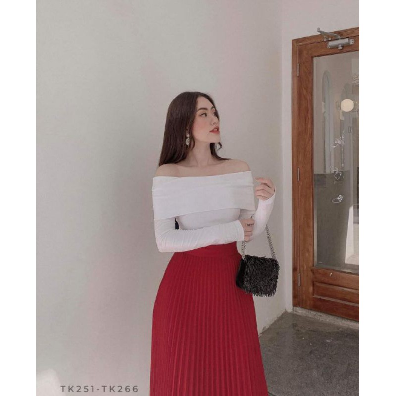 Y HÌNH - CHÂN VÁY XẾP LY DÀI | BigBuy360 - bigbuy360.vn