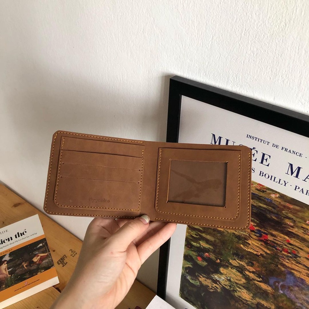 (ORDER) Ví nam Handmade Classic Wallet Onetothree - KHÁCH NHẮN TIN ĐỂ CHỌN MÀU DA