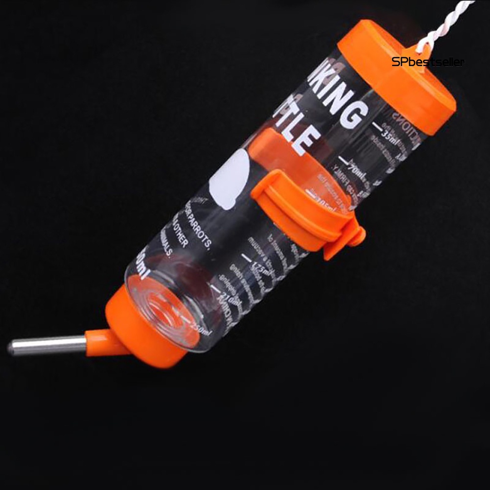 Bình Đựng Nước Uống Tự Động Bằng Thép Không Gỉ 250ml Cho Hamster / Thỏ