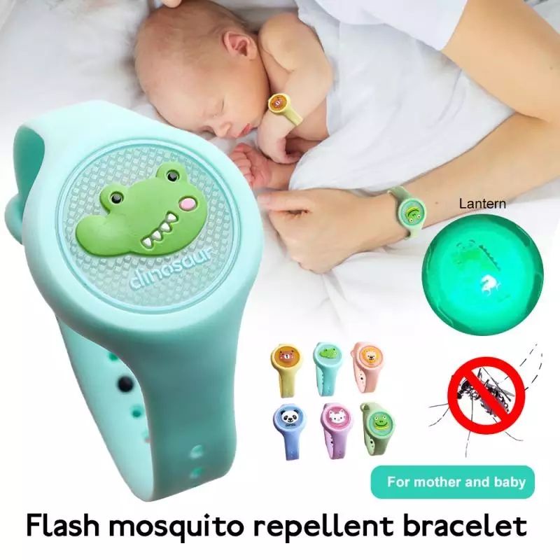 Đồng hồ tinh dầu đuổi muổi có đèn led cho bé Kumi baby