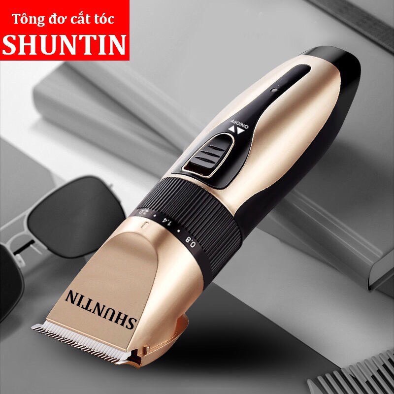 Tông đơ cắt tóc SHUNTIN - Máy Cắt Tóc Shuntin Sạc Điện SIêu Tiện
