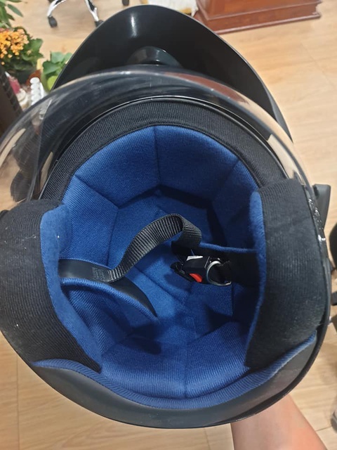 Nón bảo hiểm 3/4 nam nữ HONDA HMJ-1 đen bóng