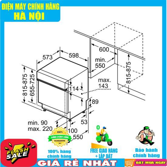 Máy rửa bát Bosch SMS63L08EA