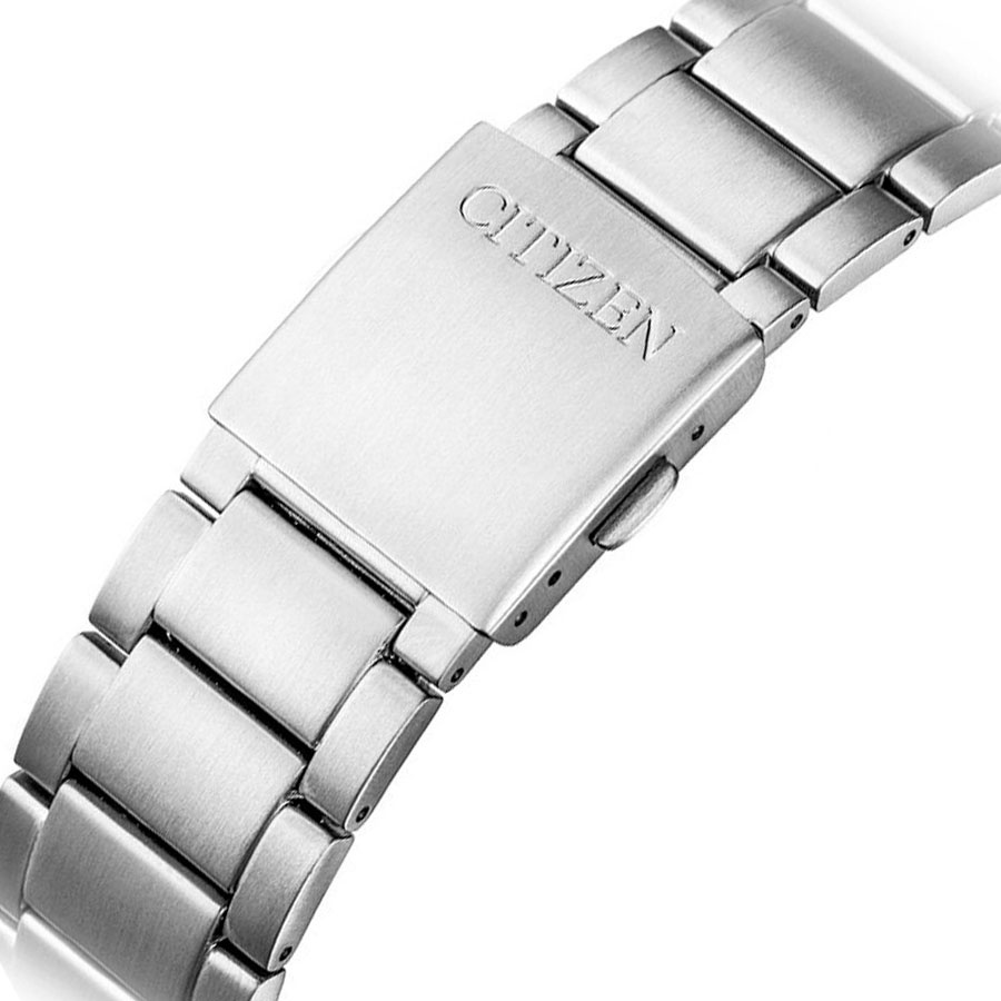 Đồng Hồ Nam Citizen Dây Titanium AW2024-81E - Mặt Đen (Sapphire)