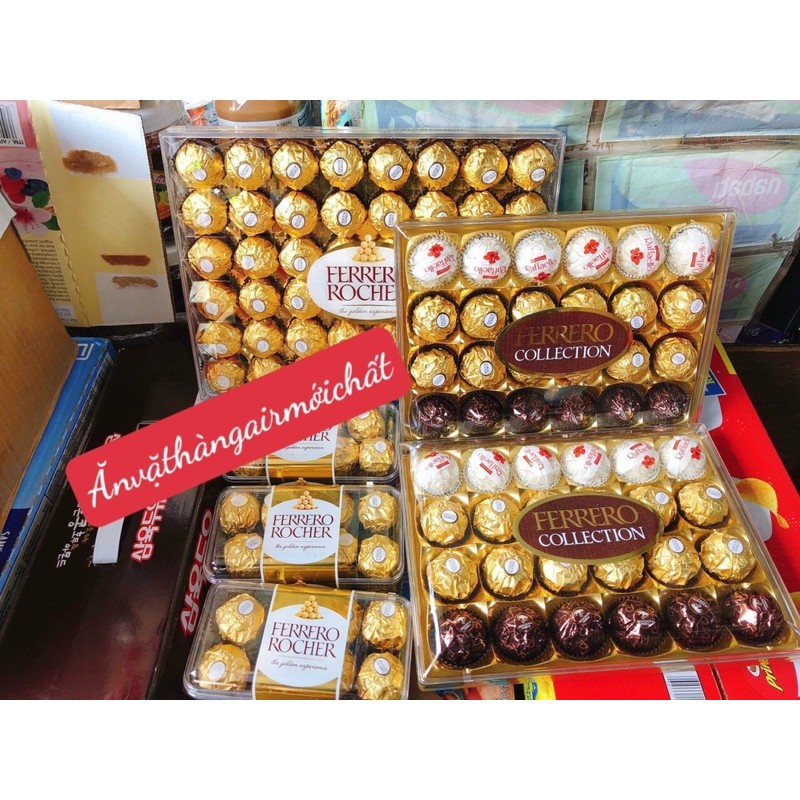Socola Ferrero Rocher Đủ Loại Của Đức - 15 viên, 16 viên, 24 viên, 30 viên và 48 viên