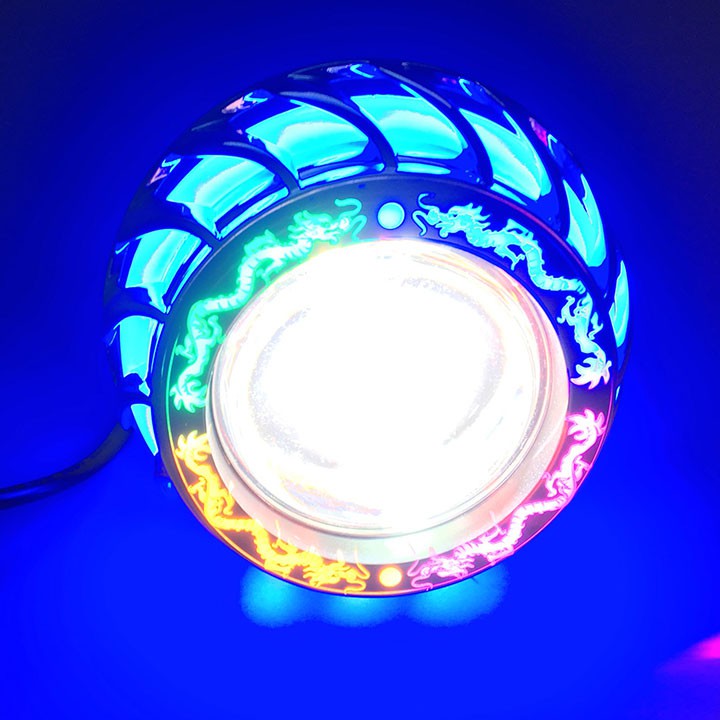 ĐÈN PHA LED BI CẦU VIỀN RỒNG 🌟 ĐÈN PHA LED BI CẦU VIỀN RỒNG MẮT QUỶ - DPLBCR