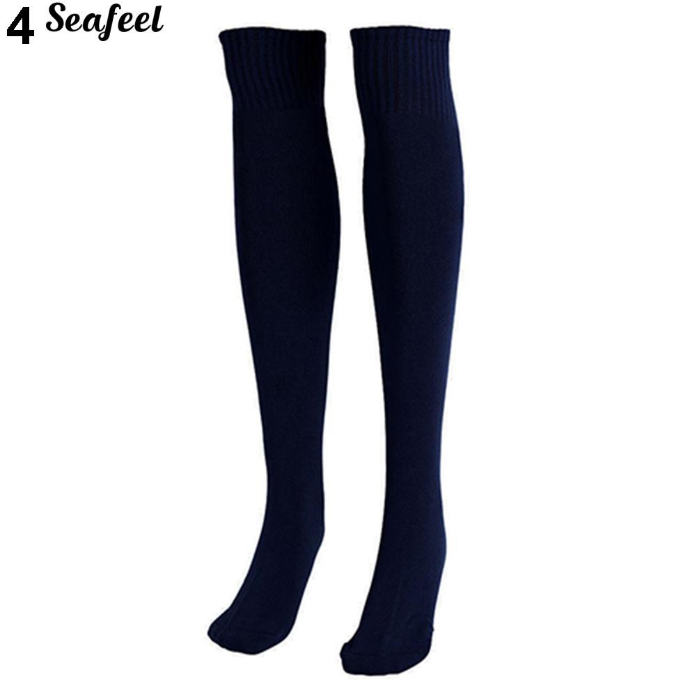 Đôi vớ đá bóng màu trơn unisex