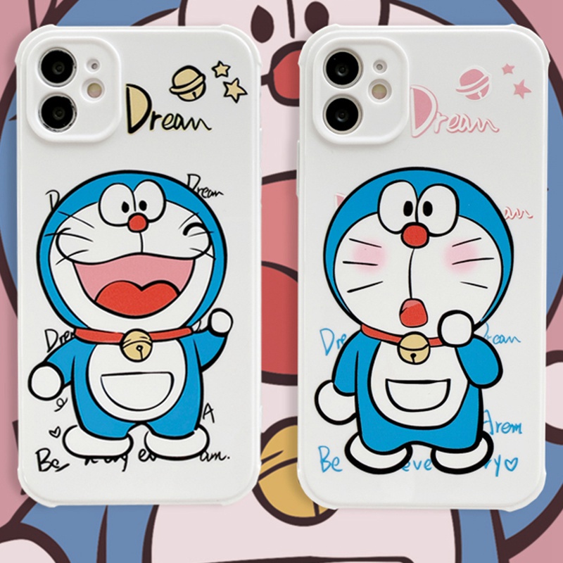 Ốp Điện Thoại Silicon Mềm Hình Doraemon Cho Iphone 12 11 Pro Max Mini X Xr Xs Max 8 7 Plus Se 2020