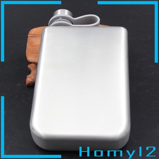 9oz Hip Flask Drinking   Wine Liquor  Silver Bottle Flagon