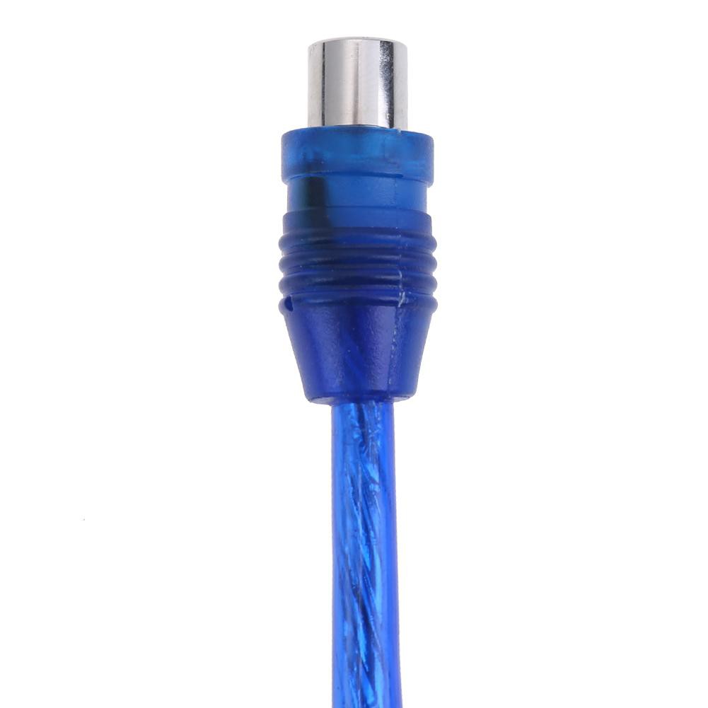 Dây cáp chuyển đổi âm thanh AUX 30cm 2 RCA đầu đực RCA đầu cái cho xe hơi