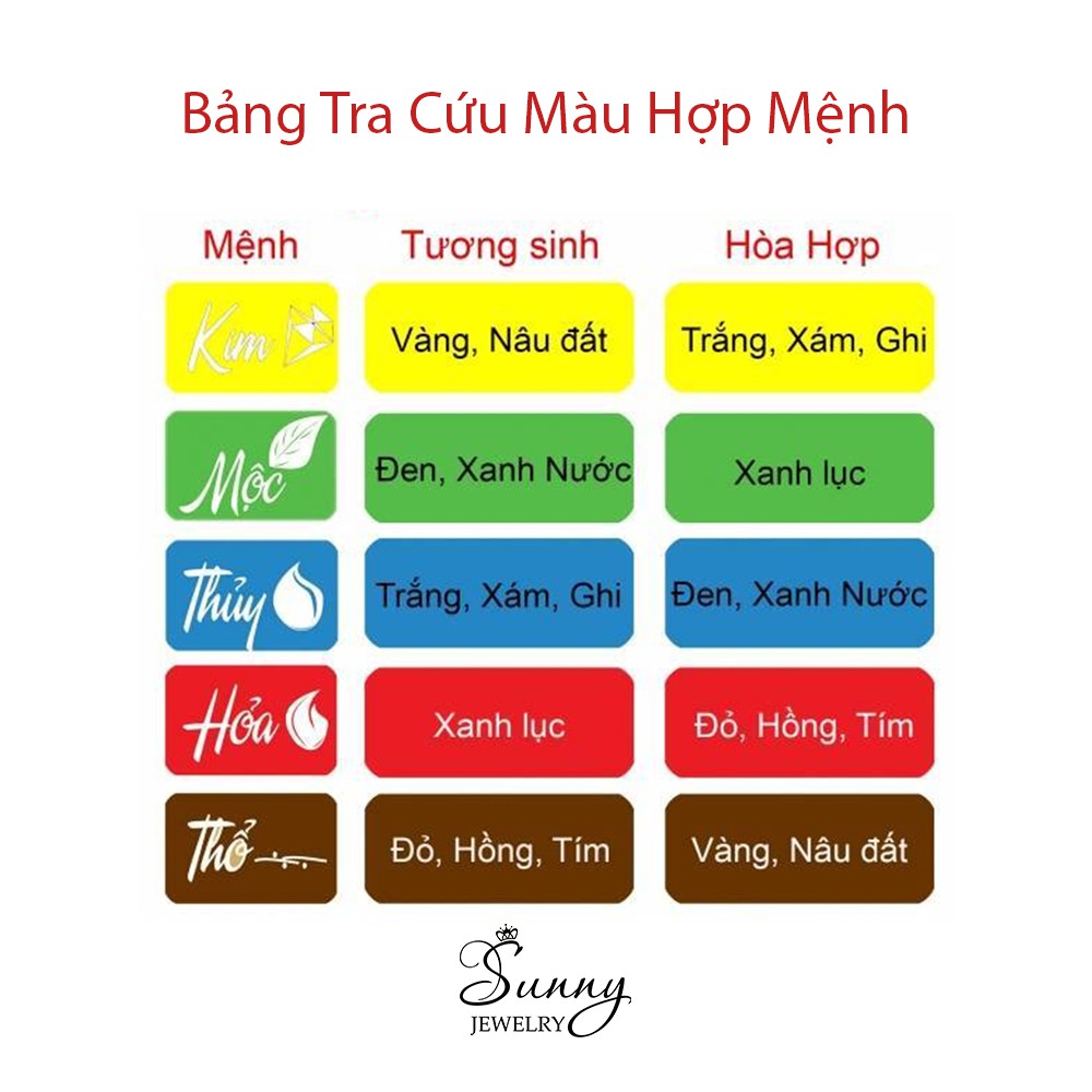 Vòng tay nữ VTF, Vòng tay phong thủy hút TÀI LỘC, MAY MẮN, TÌNH DUYÊN hợp tất cả các mệnh - Sunny Jewelry