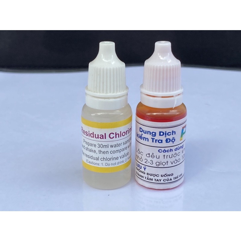 Combo dung dịch thử độ PH và Clo dư trong nước