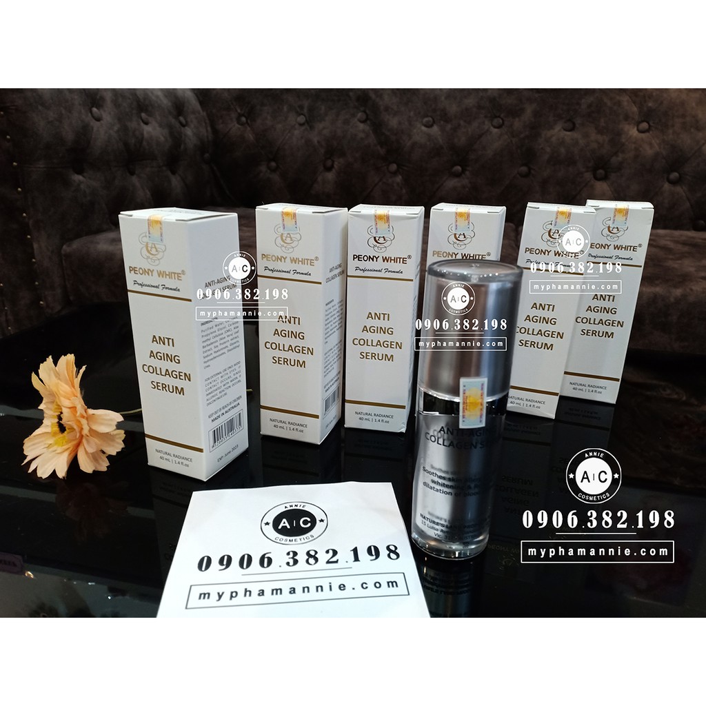 Tinh chất Serum Peony White ❤❤ Tinh chất Collagen Peony White chai nhỏ 40ml Anti Aging COLLAGEN SERUM
