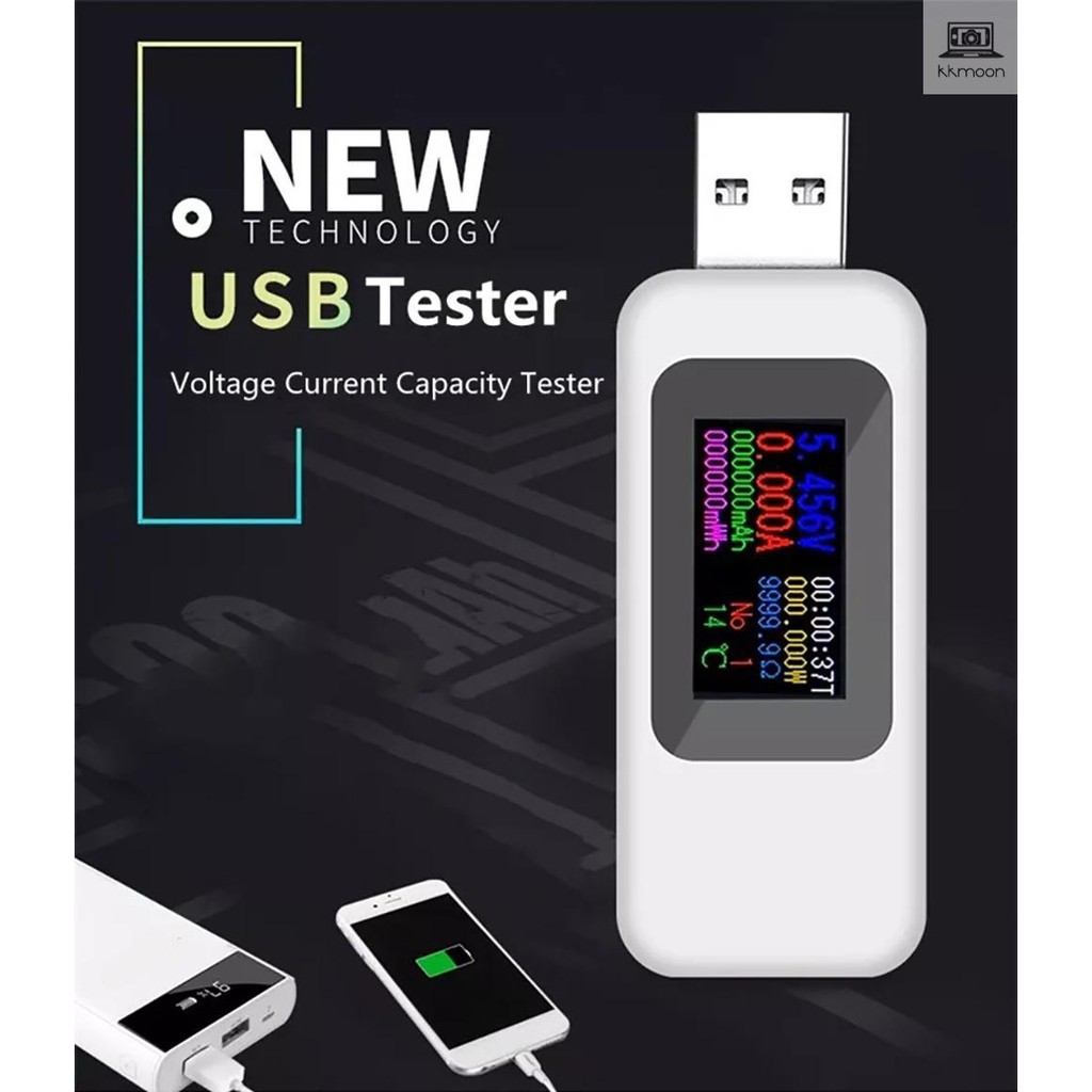 USB thử dòng điện KWS-MX18 với 10 chức năng trong 1 đầu USB tiện dụng