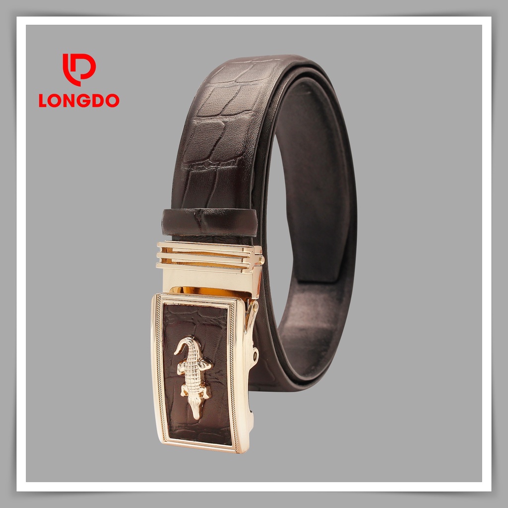 Dây nịt da nam - Cam kết 100% da bò thật - Hàng chính hãng thương hiệu Longdo Leather - TL01