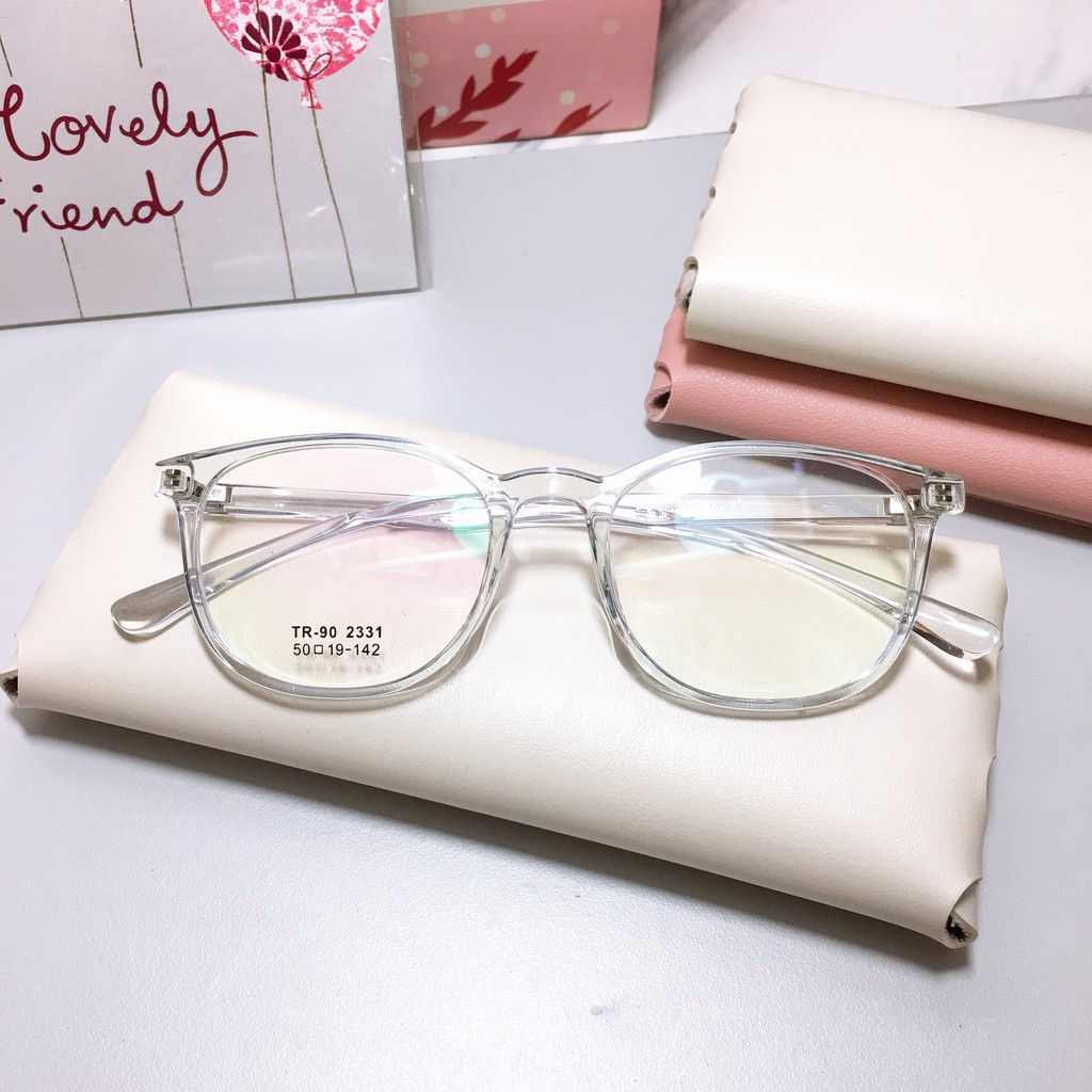 [Gía siêu rẻ]  Gọng kính tròn bầu 2331 nhận cắt cận viễn loạn