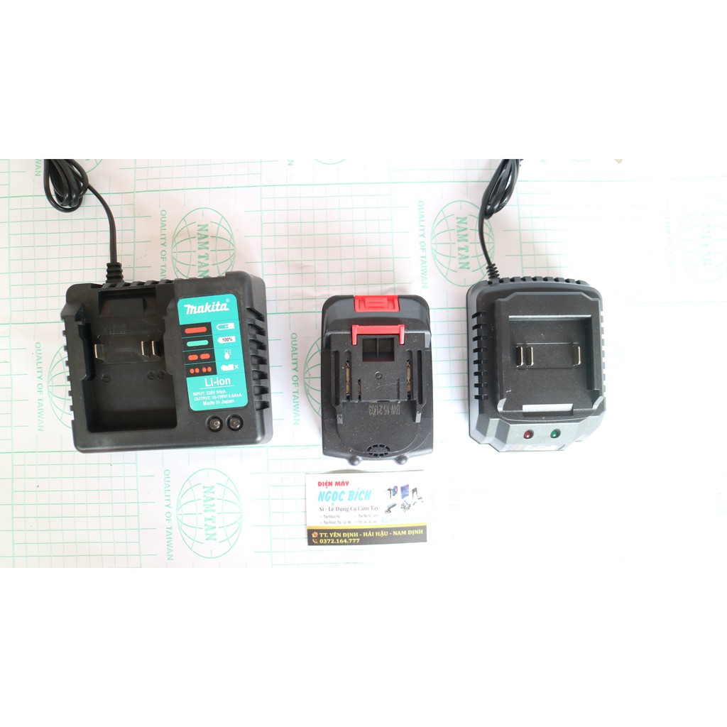 Đế,Cốc sạc 21v cho máy khoan pin, máy siết bulong dùng pin 21v, 24v, 26v, 26v,...