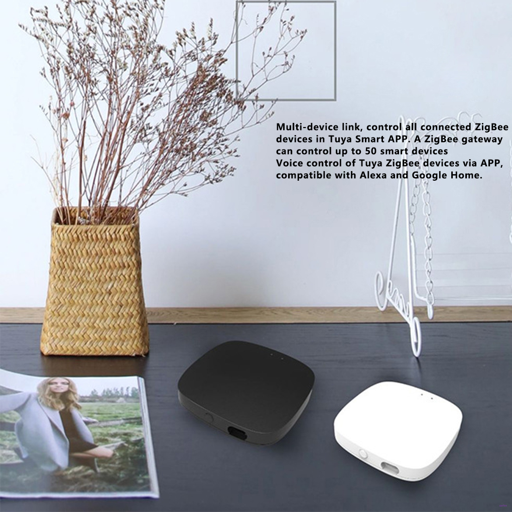 Thiết Bị Điều Khiển Từ Xa Wifi Thông Minh Cho Cổng Zigbee Đen | BigBuy360 - bigbuy360.vn