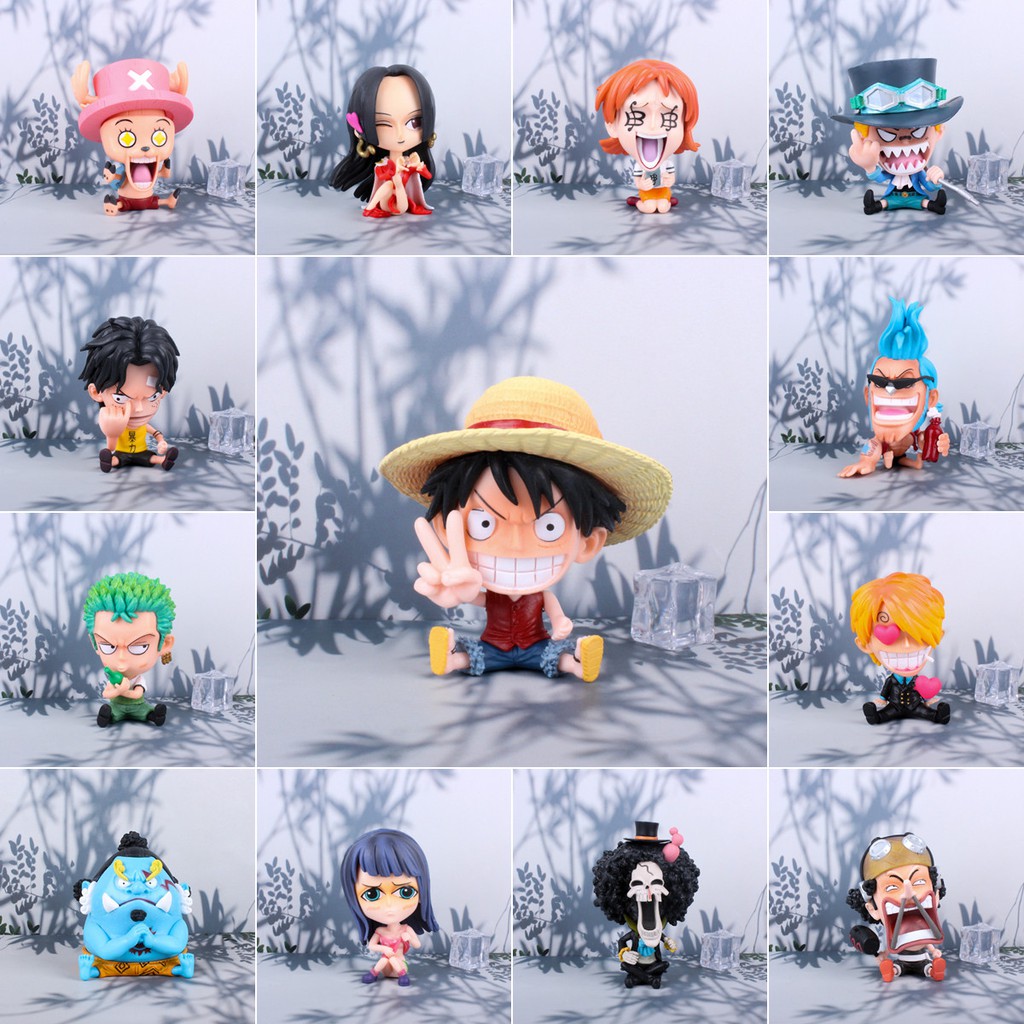 Mô Hình Nhân Vật Luffy / Roronoa Zoro / Nami / Usopp / Sanji / Tony Chopper / Nico Robin / Franky / Jinbe Trong One Piece