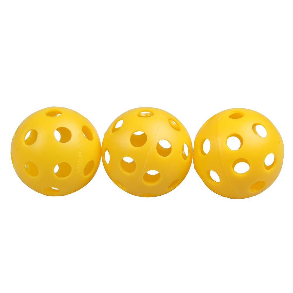 Set 12 quả bóng nhựa thiết kế lỗ rỗng dùng tập đánh golf