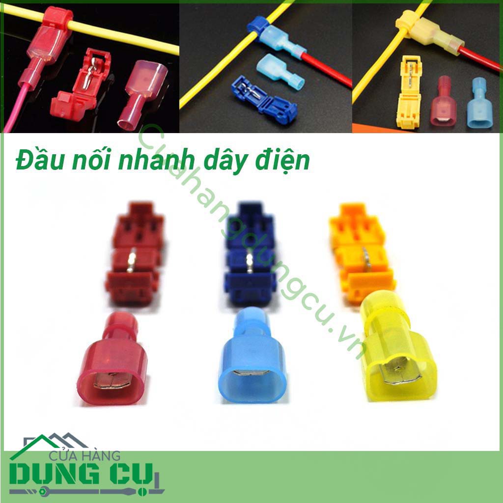 Bộ 30 cút nối nhanh dây điện chữ T