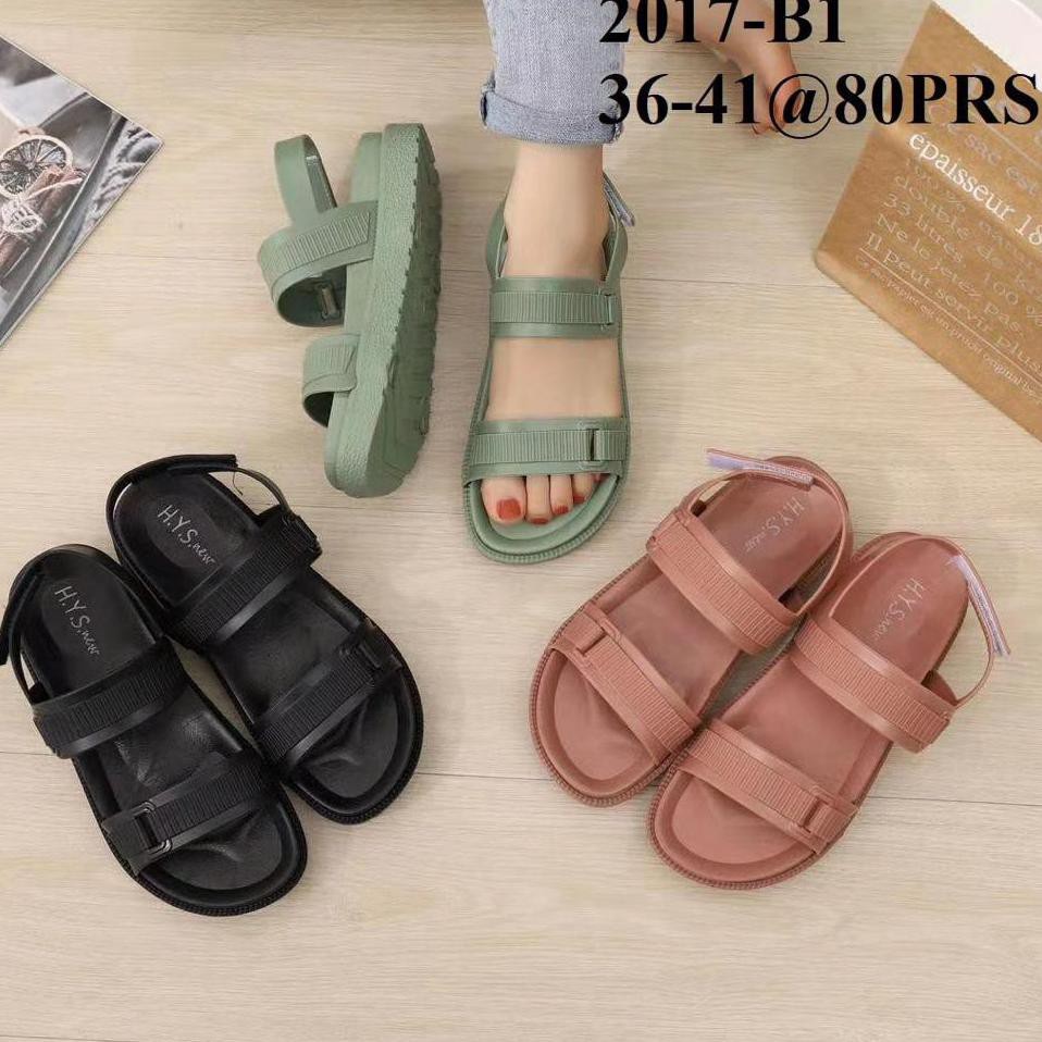 Hàng Có Sẵn! Giày Sandal Nhựa Hys 2017-b1