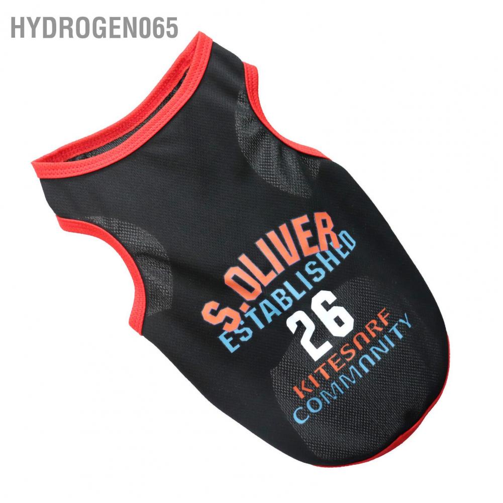 Hydrogen065 Áo sơ mi dành cho thú cưng mềm mại thoáng khí nhanh khô Trang phục áo vest thể thao chó con dễ thương bữa tiệc hàng ngày