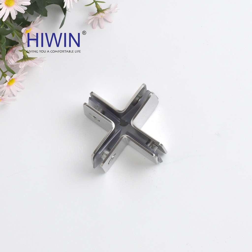 Kẹp định vị dùng cho phòng tắm kính đôi inox 304 Hiwin FC-092B