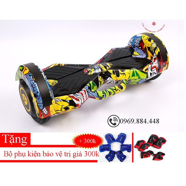 Xe điện tự cân bằng | Xe Điện 2 Bánh cỡ lớn | Nhạc - Bluetooth | BH 12 tháng