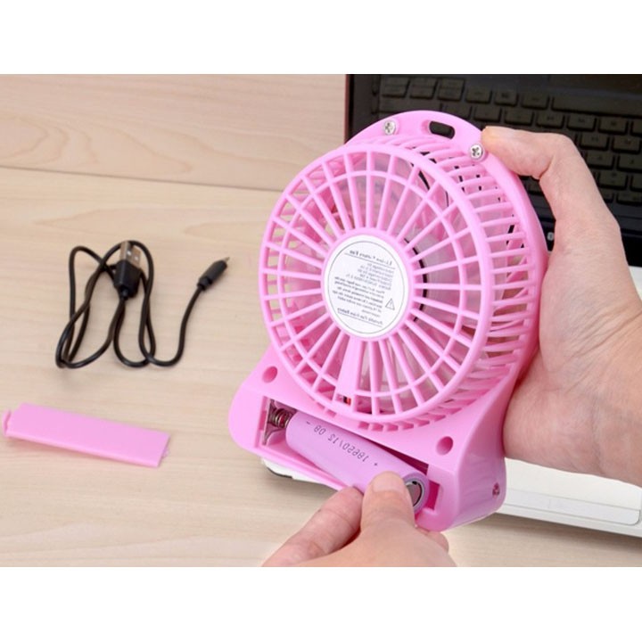 [Mã ELHA22 giảm 5% đơn 300K] Quạt mini fan 3 chế độ, màu ngẫu nhiên